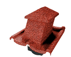 Вентилятор кровельный для композитной черепицы Metrotile HV15-15 Mistral красный