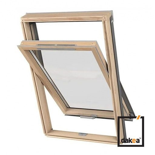 Окно мансардное DAKEA KAV B1500+RUC с гидроизол 78х160 (двухкамерное, ручка снизу, вентклапан+гидроизоляция)