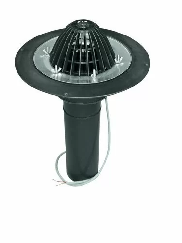 Воронка Технониколь ЭКО с обжимным фланцем и обогревом 110х700мм