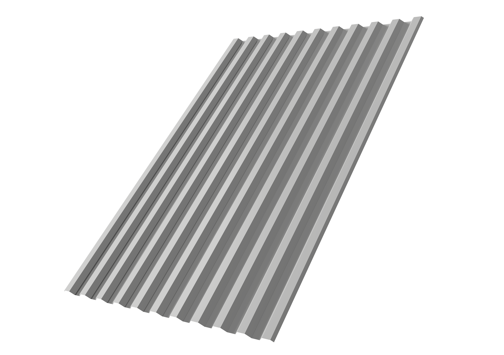 Профнастил С21R Grand Line 0,45 Drap TX с пленкой RAL 7047 телегрей 4