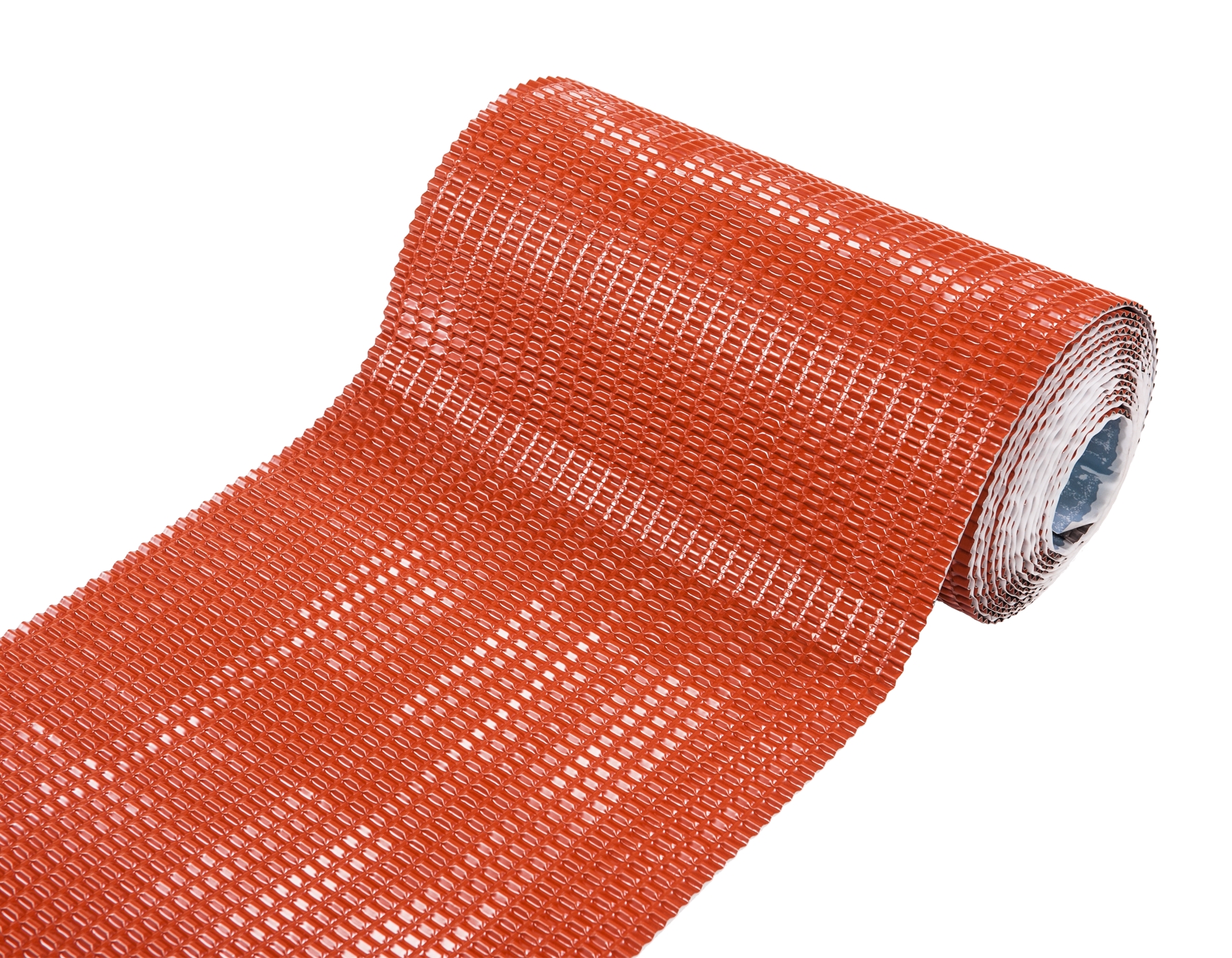 Лента для примыкания гофрированная алюминиевая Luxard F2 красная (5м)