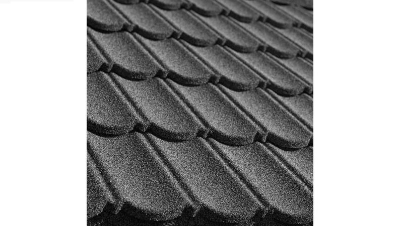 Лист композитной черепицы Grand Line Barсelona new американо дарк