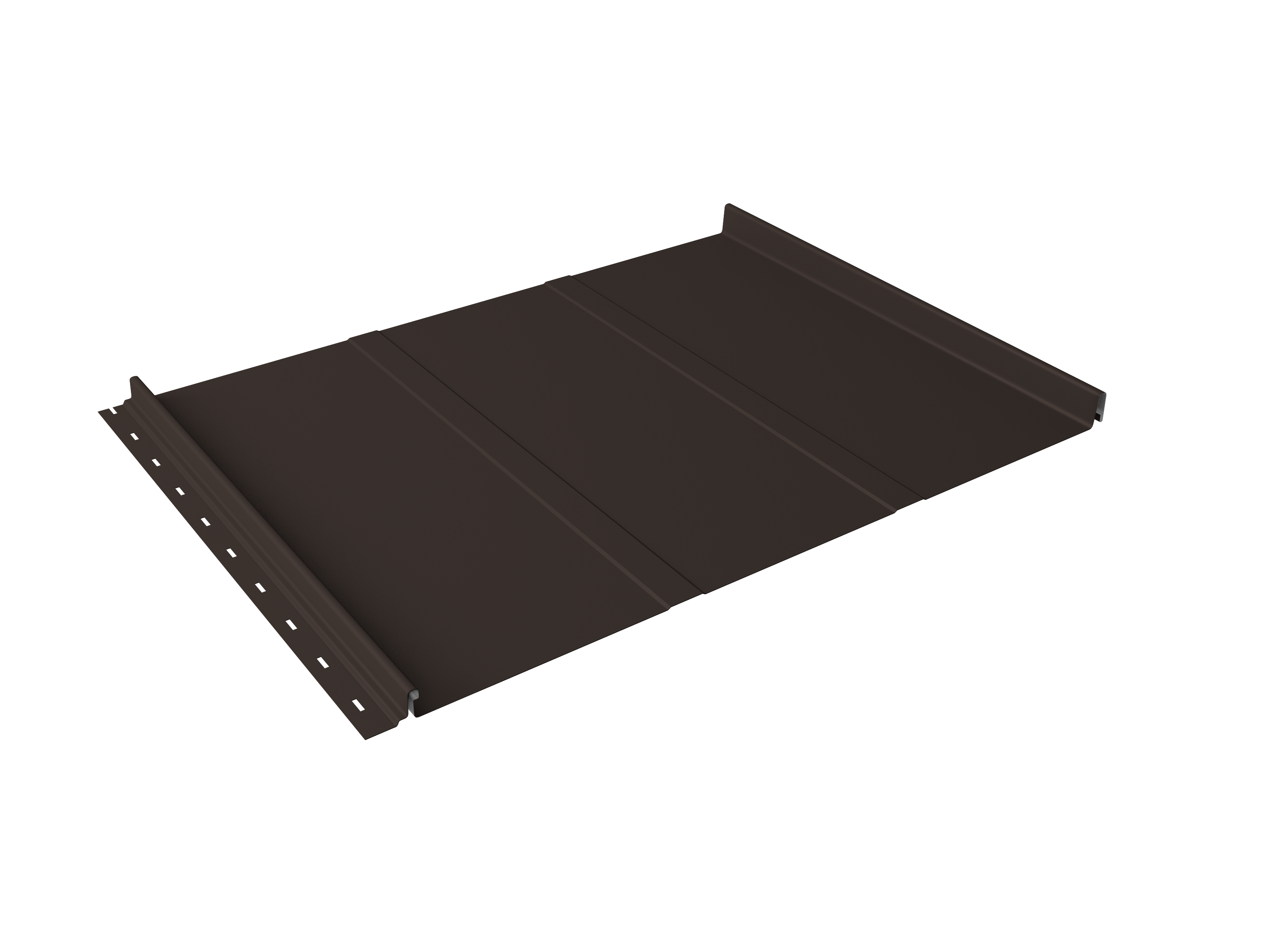 Кликфальц Line Grand Line 0,45 Drap TR с пленкой на замках RR 32 темно-коричневый