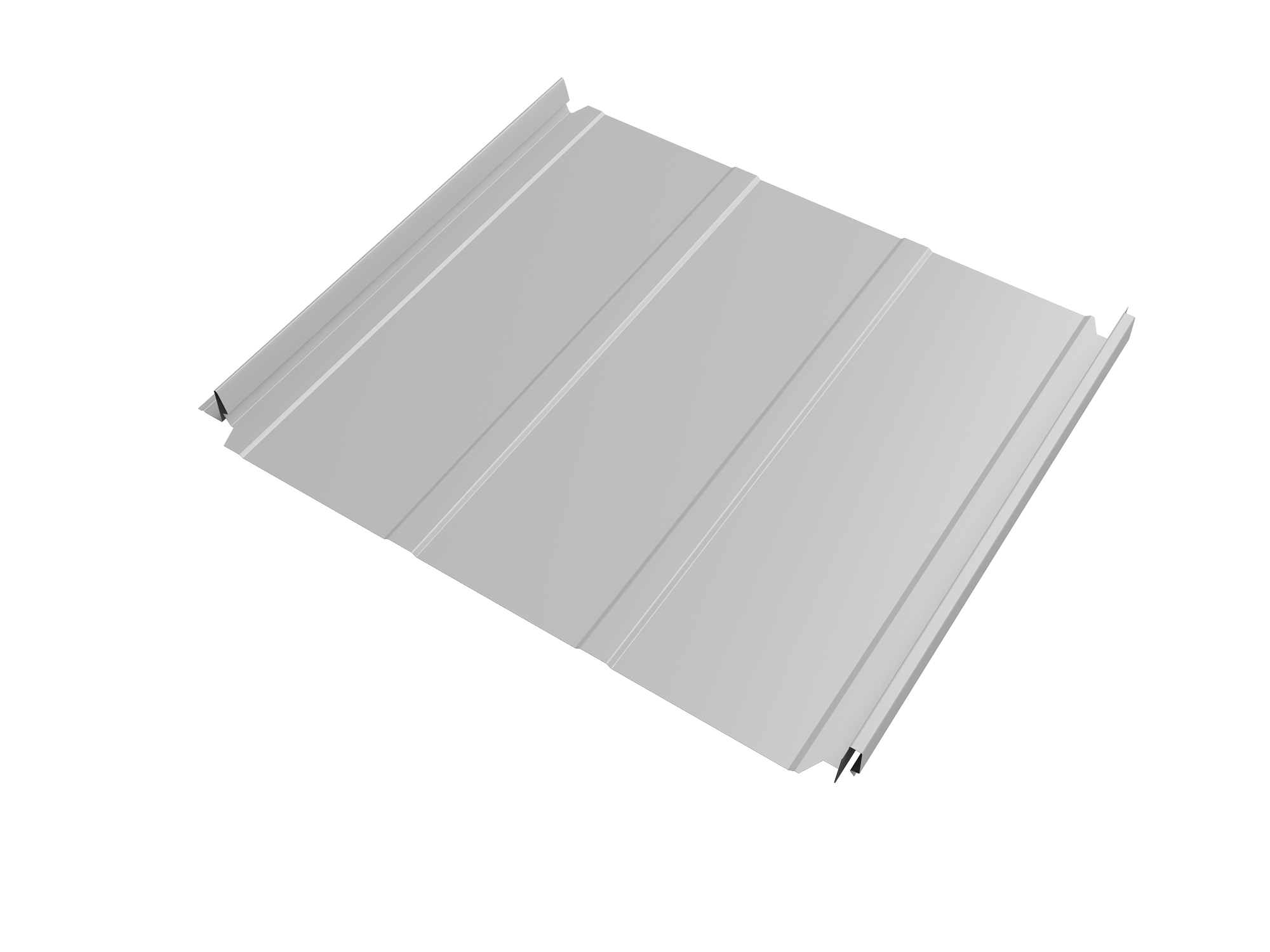 Кликфальц Double Pro Line Grand Line 0,45 Drap TX с пленкой на замках RAL 7047 телегрей 4