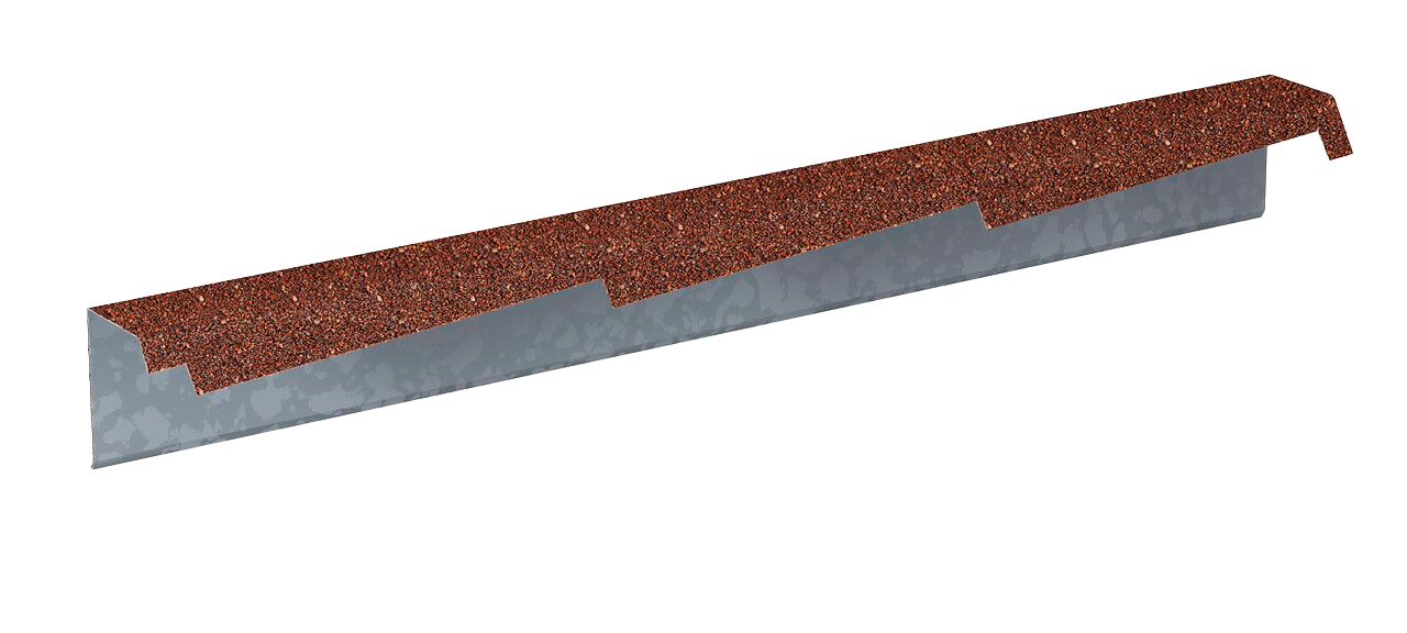 Планка фронтонная резная правая Gerard 1,2м (сталь), цвет 161