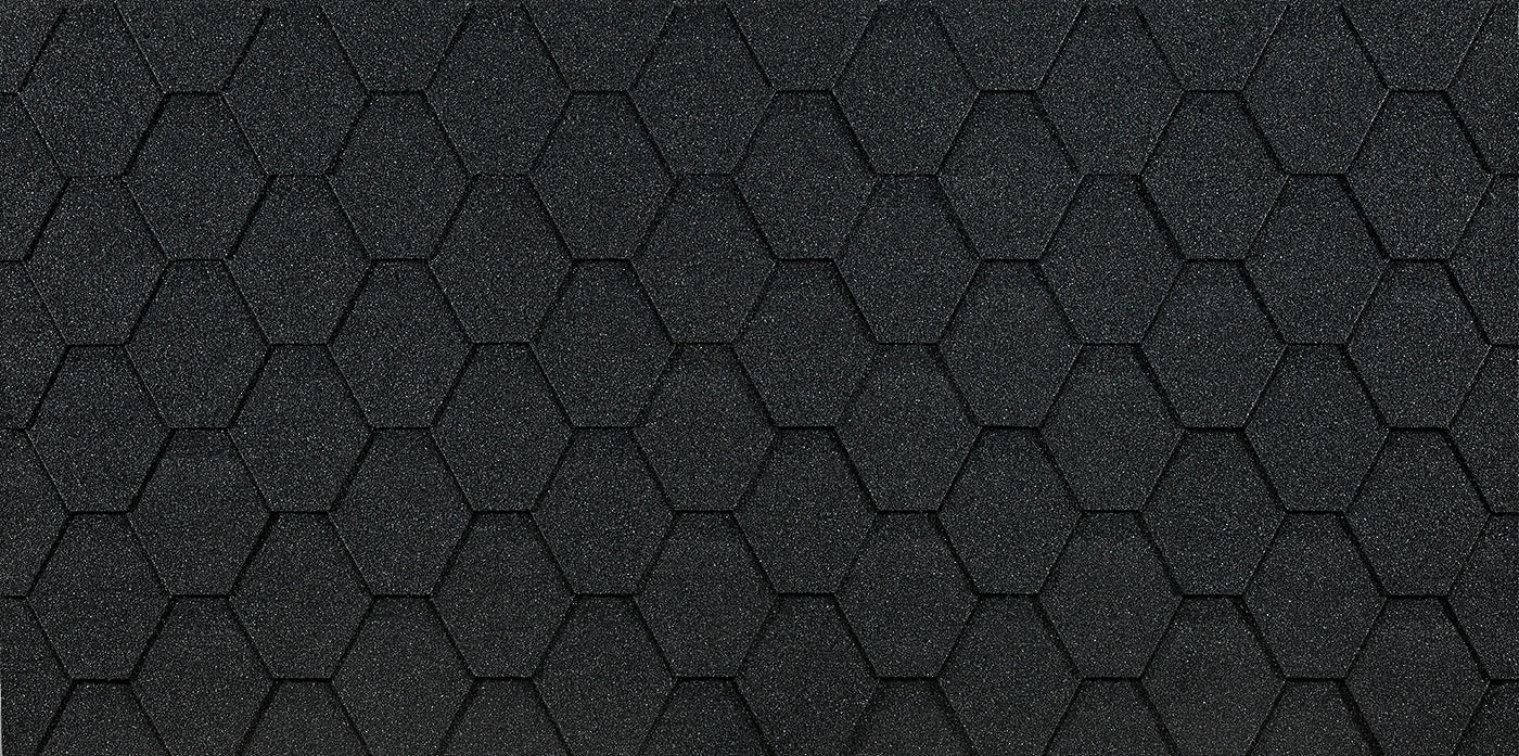 Черепица гибкая Docke Pie Eurasia Шестигранник серый