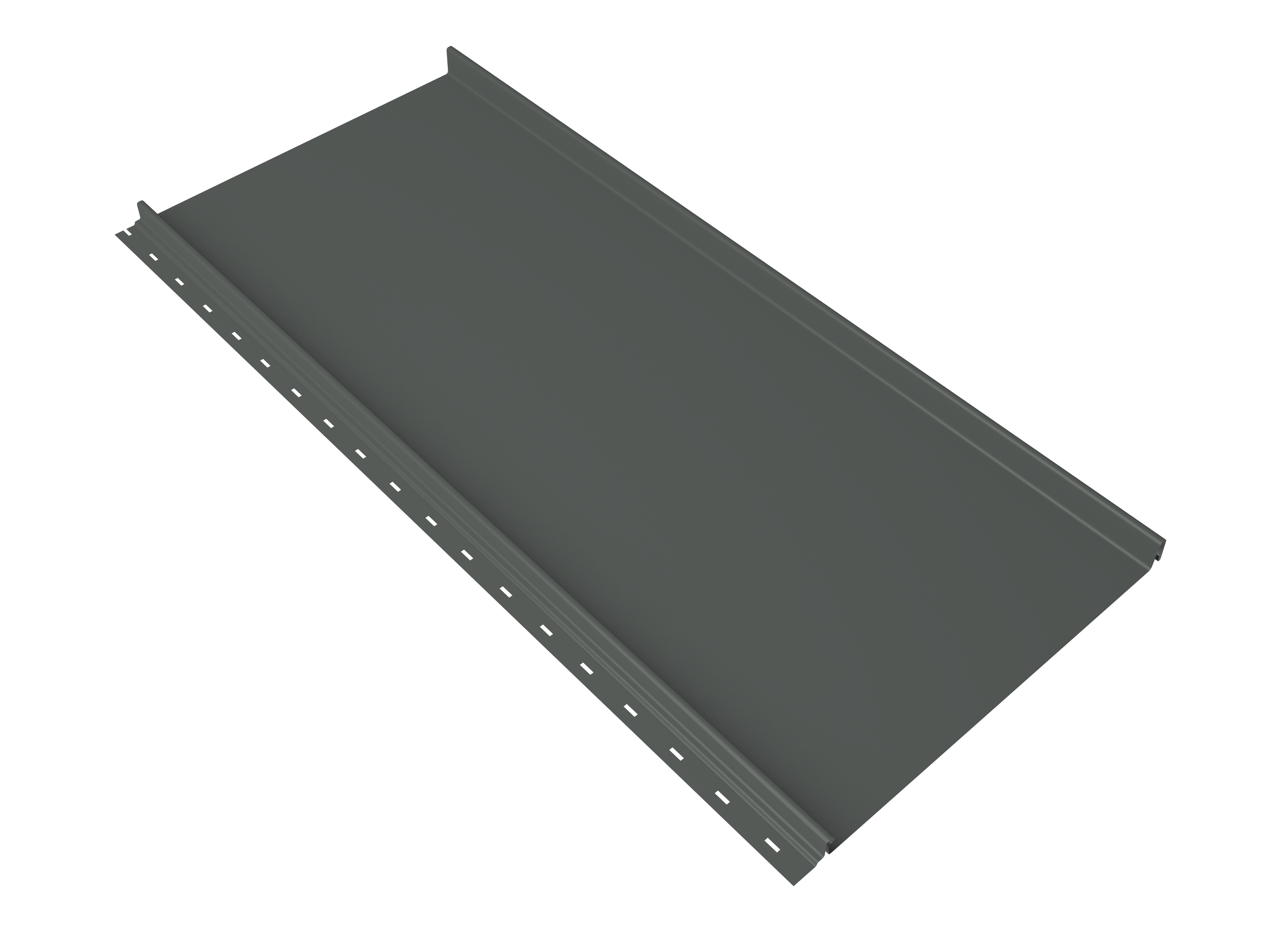 Кликфальц mini Grand Line 0,45 PE с пленкой на замках RAL 7005 мышино-серый