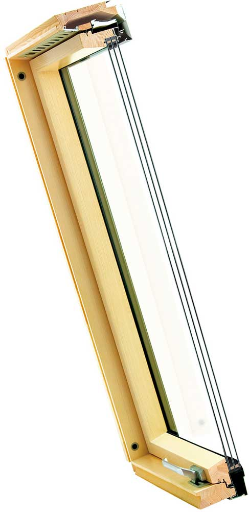 Окно мансардное FAKRO FTS-V U4 78х160 (двухкамерное)