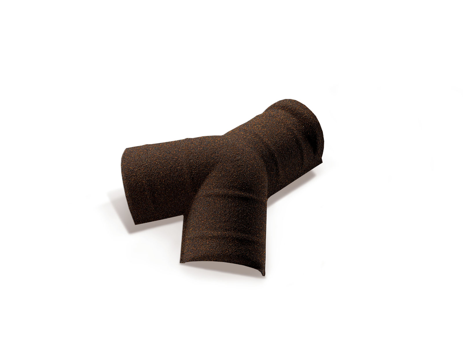 Элемент Y-образный коньковый 30-45 для композитной черепицы Metrotile айрон-барк