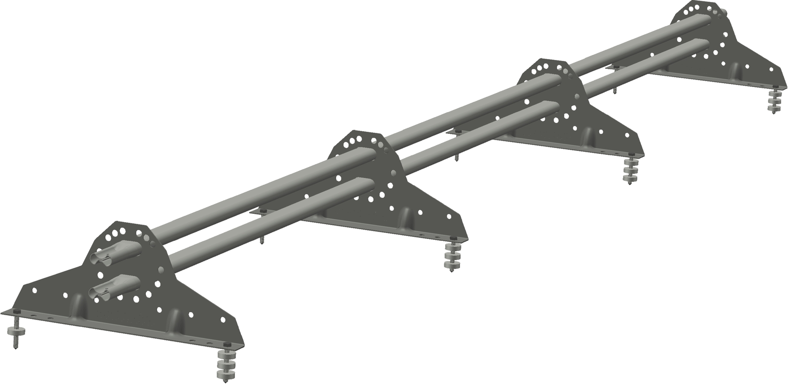 Снегозадержатель трубчатый Grand Line RAL 7037 3м