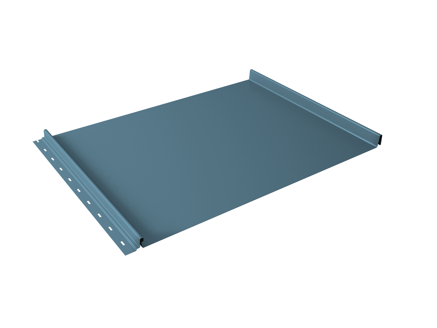 Кликфальц Grand Line 0,45 Drap TX с пленкой на замках RAL 5024 пастельно-синий