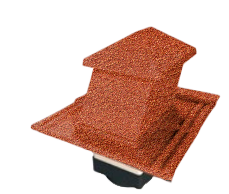 Вентилятор кровельный для композитной черепицы Metrotile HV15-15 MetroViksen терракотовый