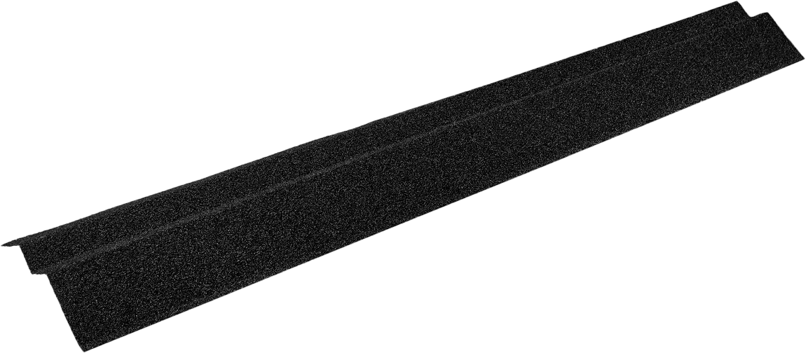Планка карнизная для композитной черепицы CM Roof черный (1,355м)