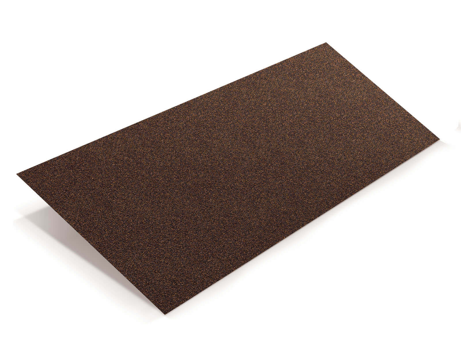 Лист плоский 450мм для композитной черепицы Metrotile кофе (1,37м)