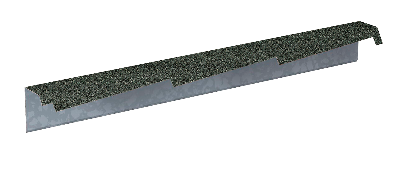 Планка фронтонная резная правая Gerard 1,2м (сталь), цвет 131