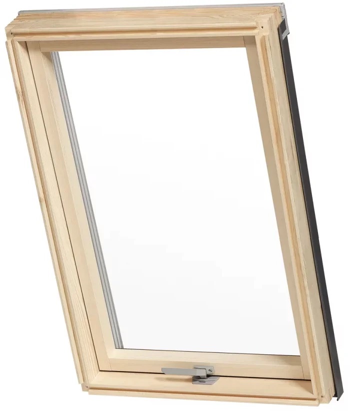 Окно мансардное RoofLITE+ AAY B1500 78х118 (двухкамерное, 12см, ручка снизу)