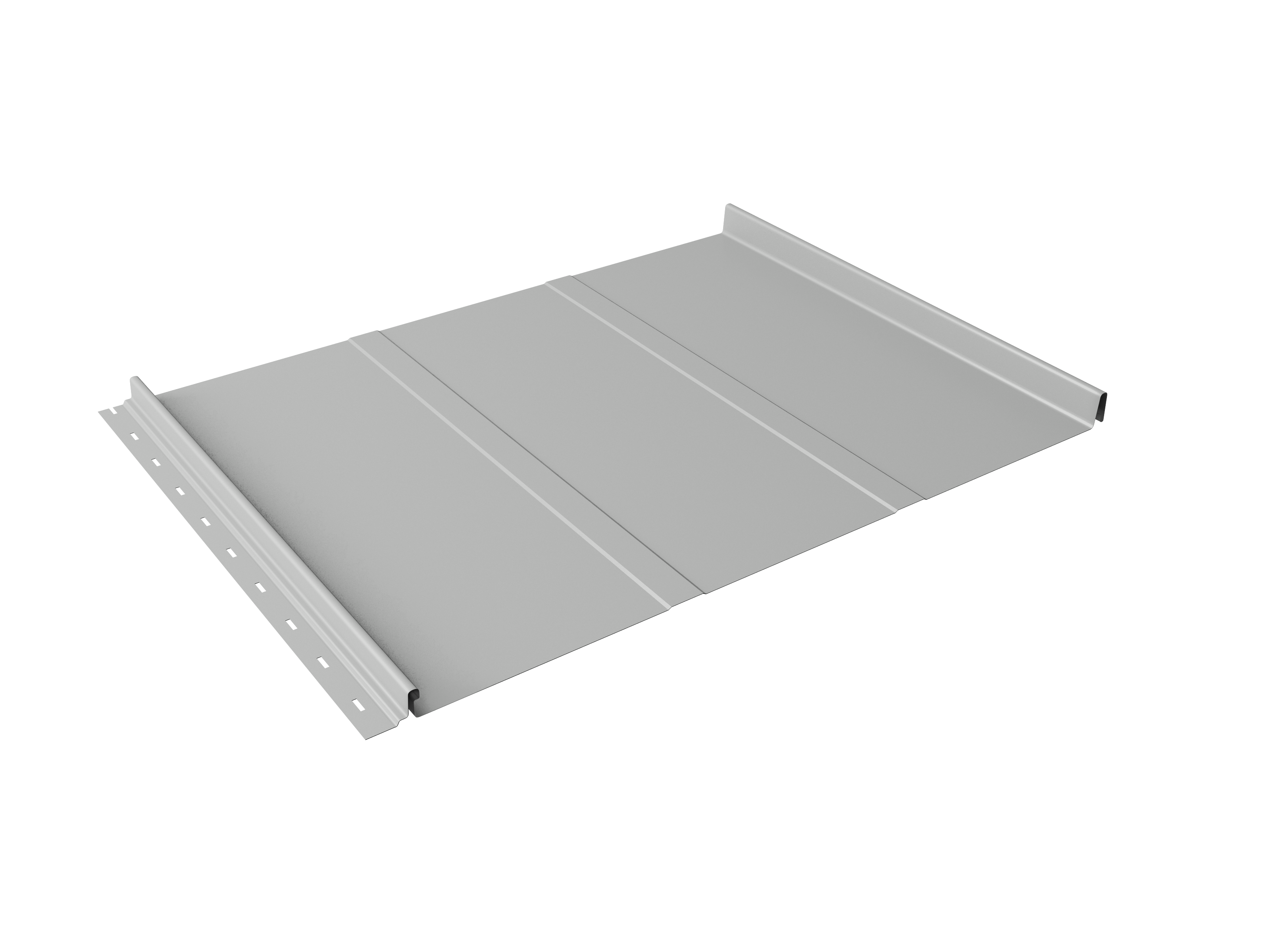 Кликфальц Line Grand Line 0,45 Drap TX с пленкой на замках RAL 7047 телегрей 4