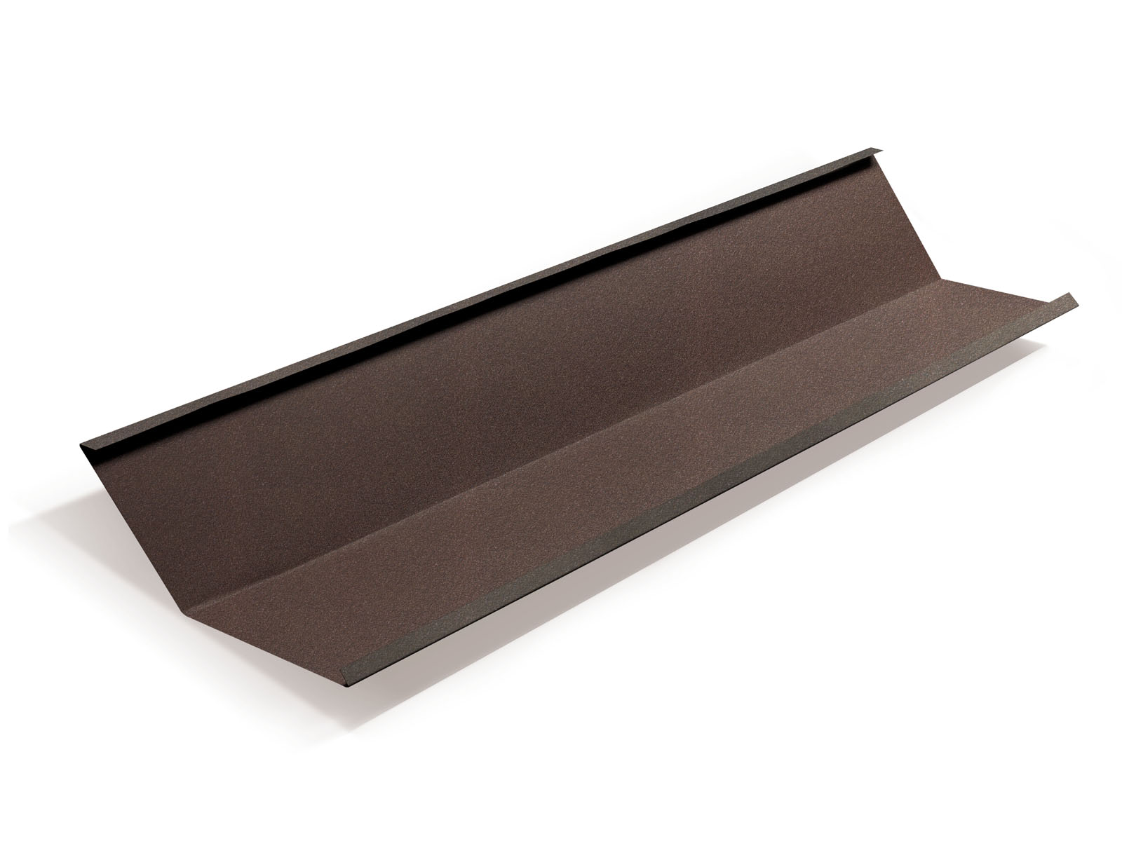 Ендова для композитной черепицы Metrotile коричневый
