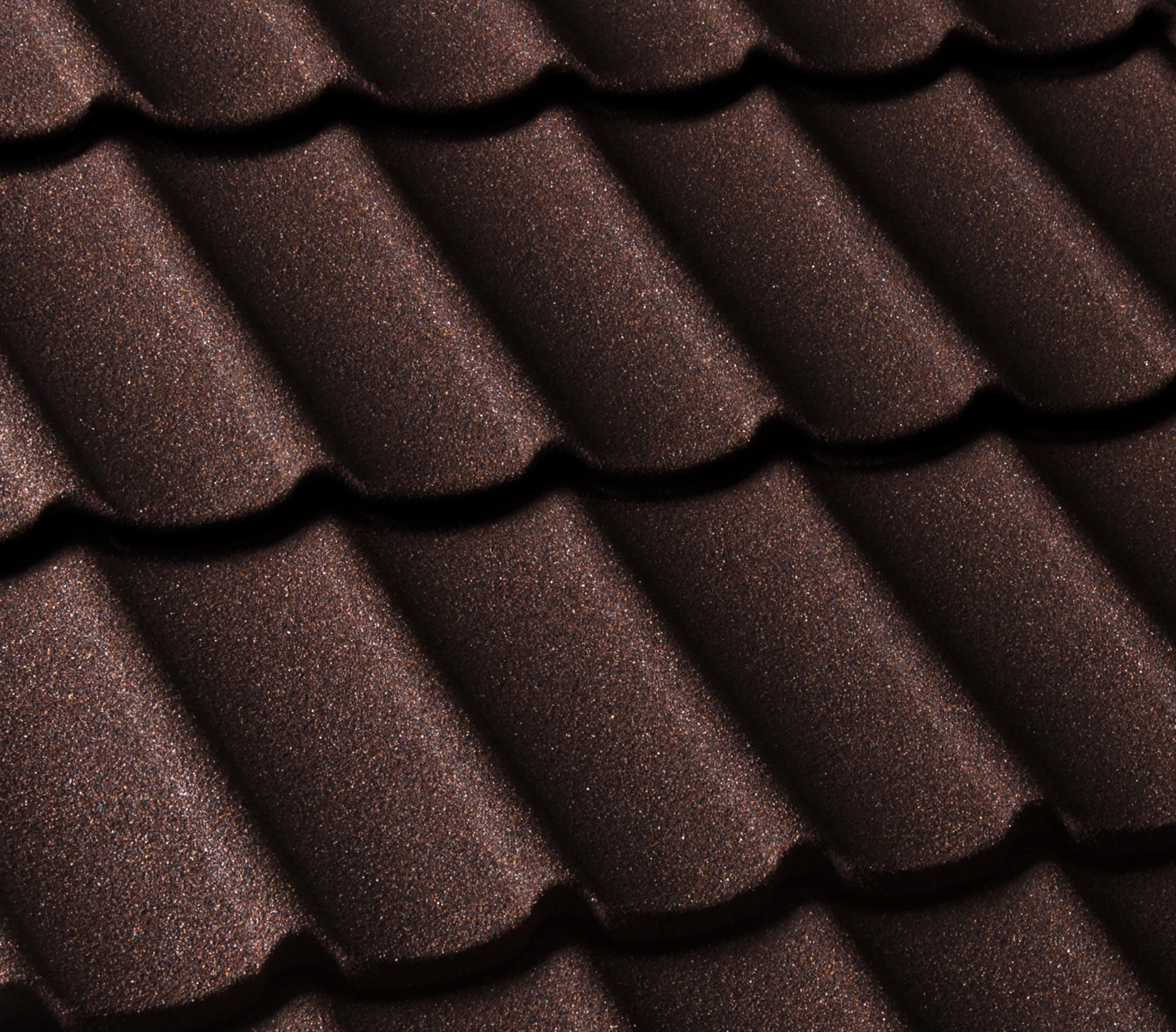 Лист композитной черепицы Gerard Diamant chestnut