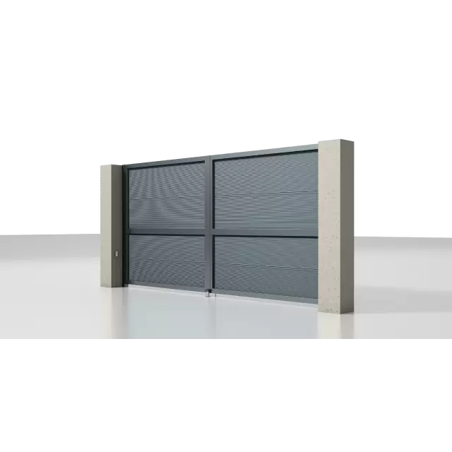 Распашные ворота с электроприводом Prestige 4500x2000 мм