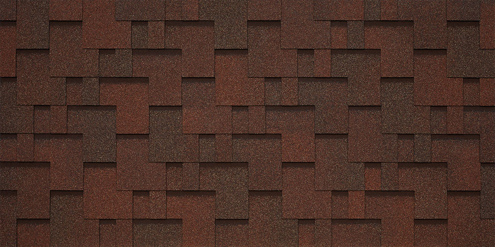 Черепица гибкая Tegola Lazio nocciola 418 (фундук коричневый)