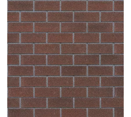 Фасадная плитка ТЕХНОНИКОЛЬ Hauberk Кирпич Оптима, обожжённый