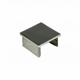 Заглушка для поручня с пазом 40x40 мм полированный (AISI 304) АРТ.k547