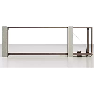 Откатные ворота Prestige 4 на 2 метра (основание для ворот без заполнения)