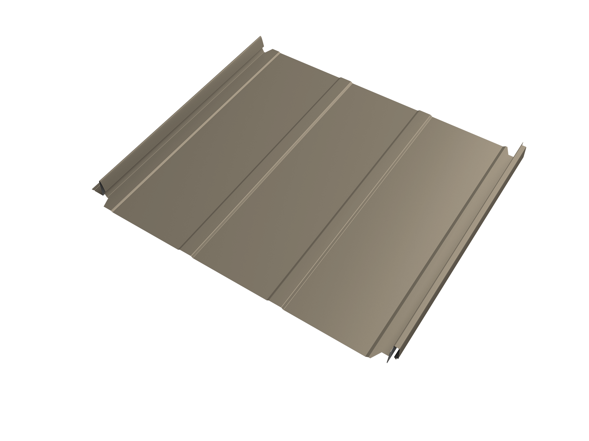 Кликфальц Double Pro Line Grand Line 0,5 Satin с пленкой на замках RAL 1015 светлая слоновая кость