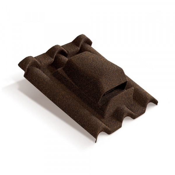 Вентилятор кровельный для композитной черепицы Metrotile RV75 Gallo айрон-барк