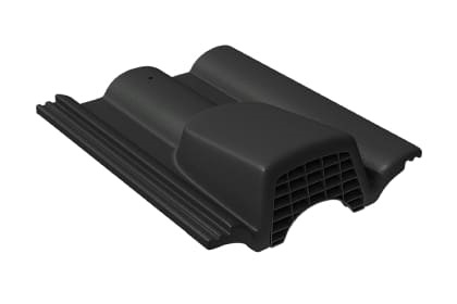 Вентиляционная черепица Braas Таунус черный