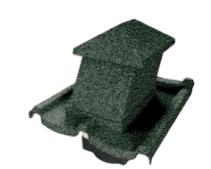 Вентилятор кровельный для композитной черепицы Metrotile HV15-15 Mistral темно-зеленый