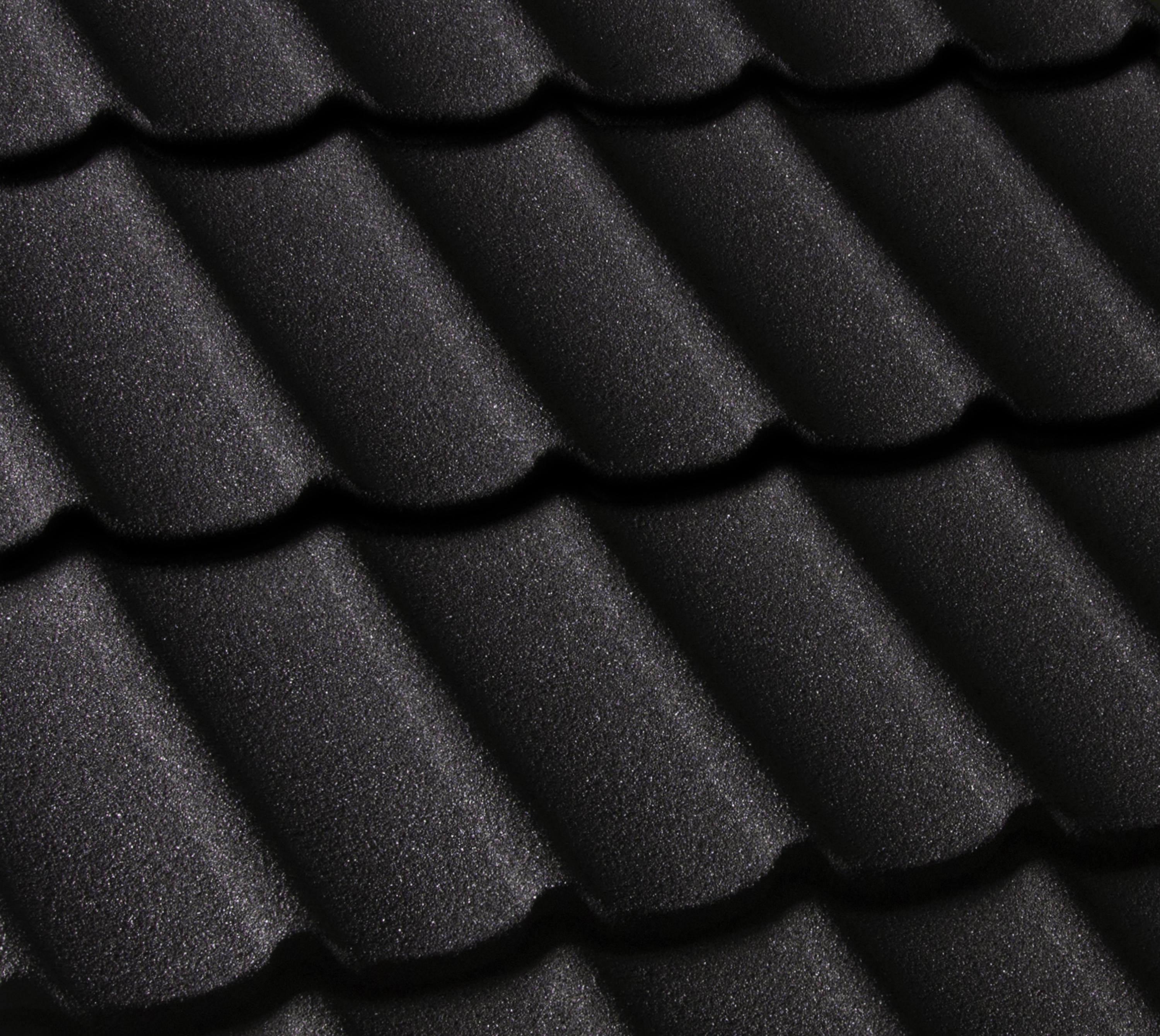 Лист композитной черепицы Gerard Diamant deep black