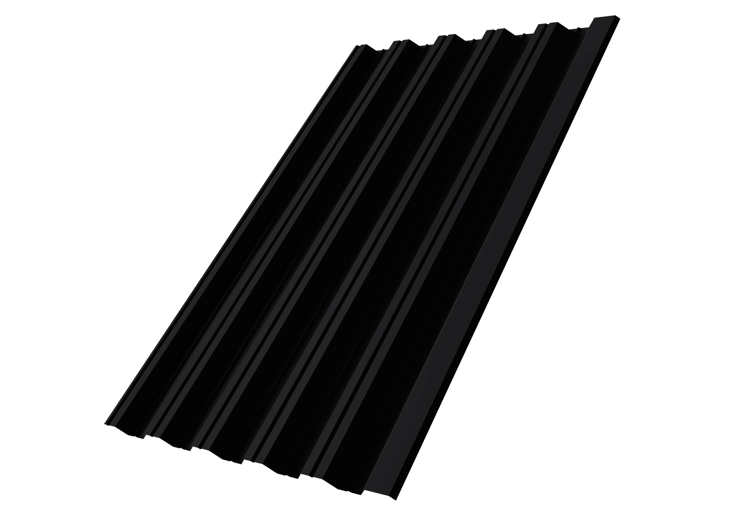 Профнастил НС35R Grand Line 0,45 Drap TR RAL 9005 черный