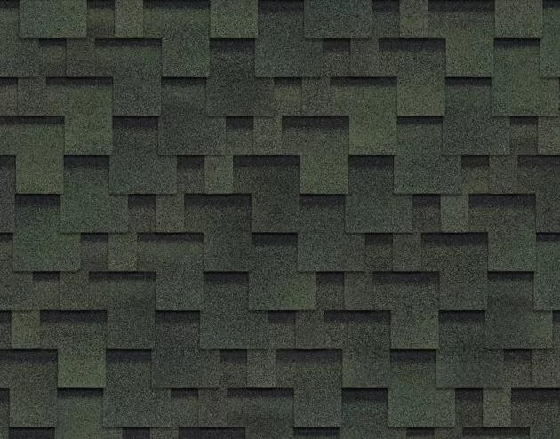 Черепица гибкая Технониколь Оптима Аккорд зеленый