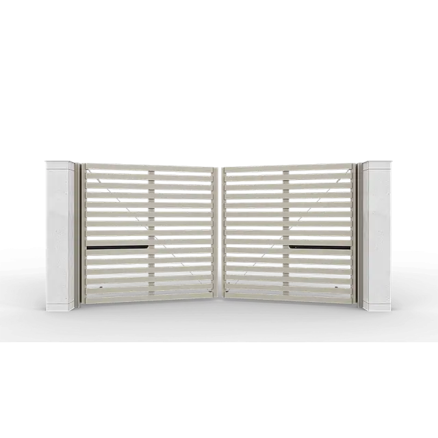 Автоматические распашные ворота Prestige 4 на 2 метра с приводом AM-3000KIT цвета RAL 7039M