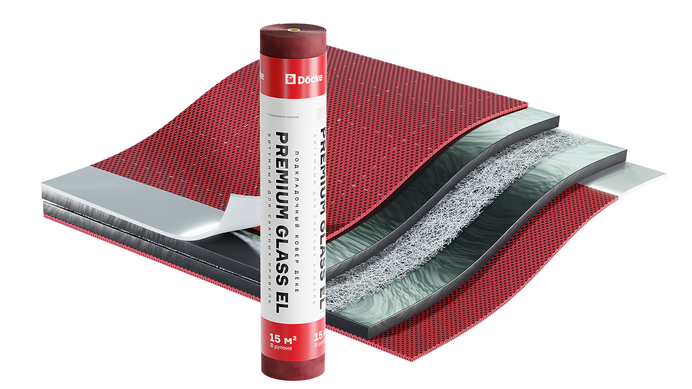 Ковер подкладочный Docke Premium Glass EL (15м)