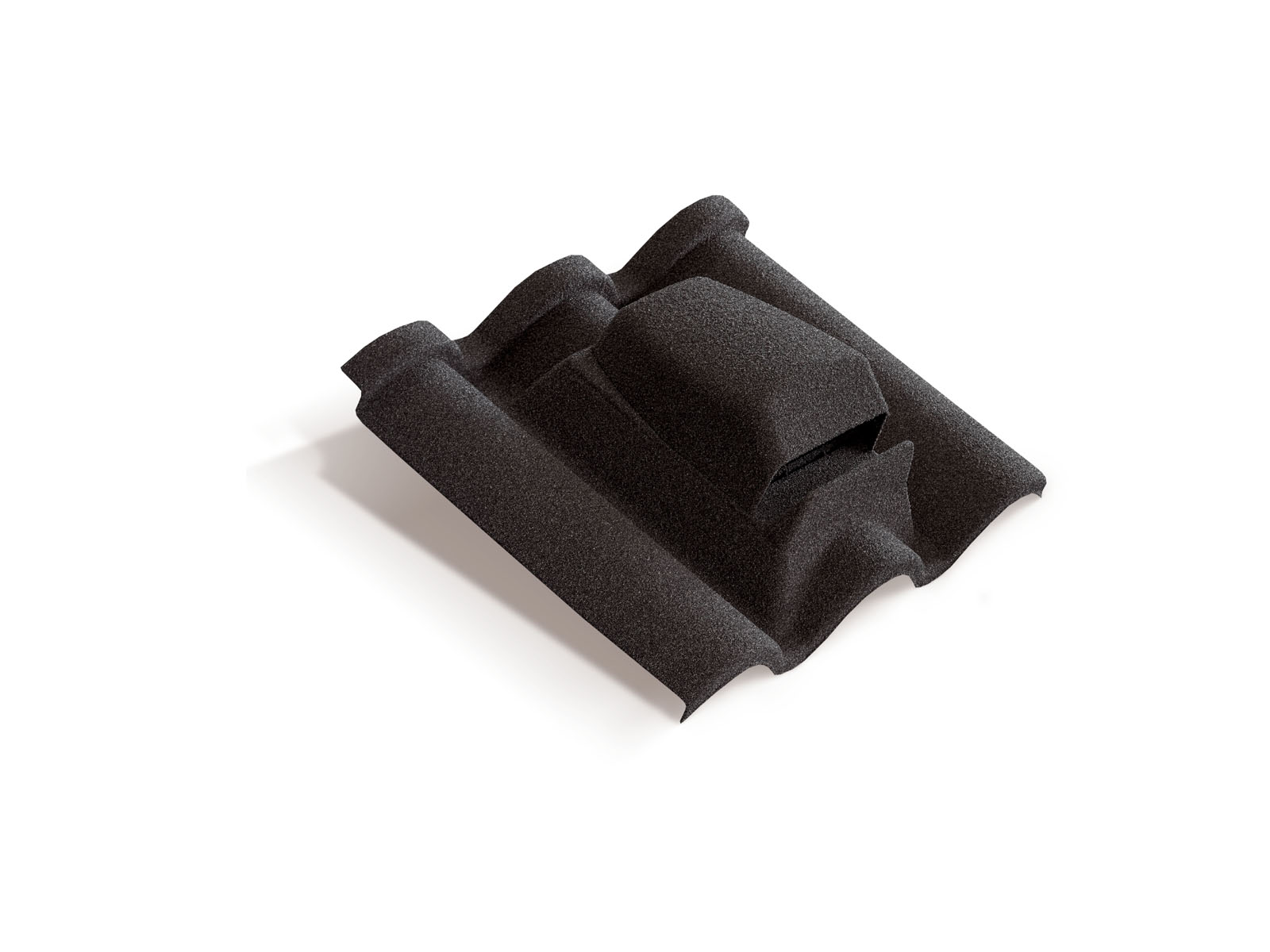 Вентилятор кровельный для композитной черепицы Metrotile RV75 Romana черный