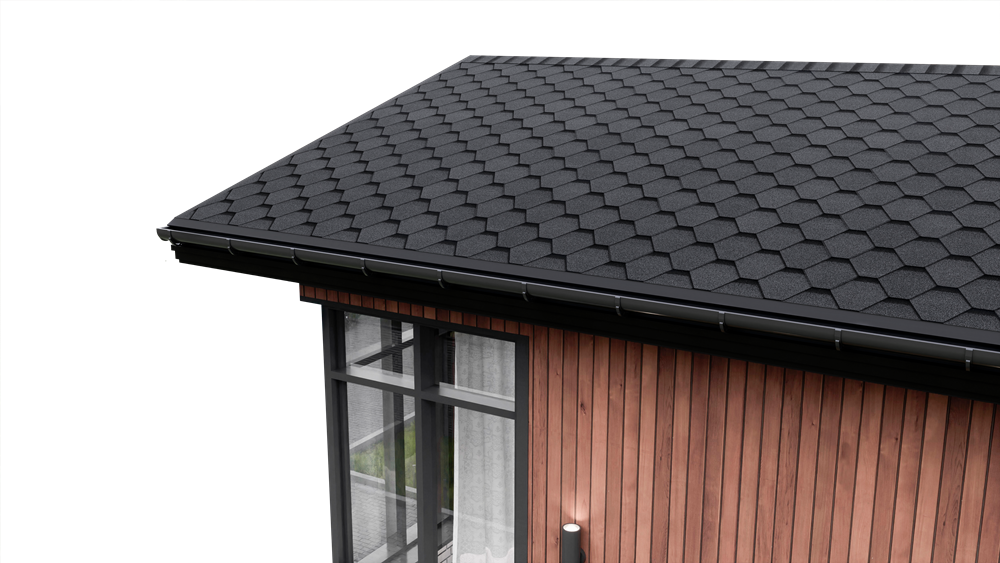 Черепица гибкая ТЕХНОНИКОЛЬ Roofmast Соната серый базальт