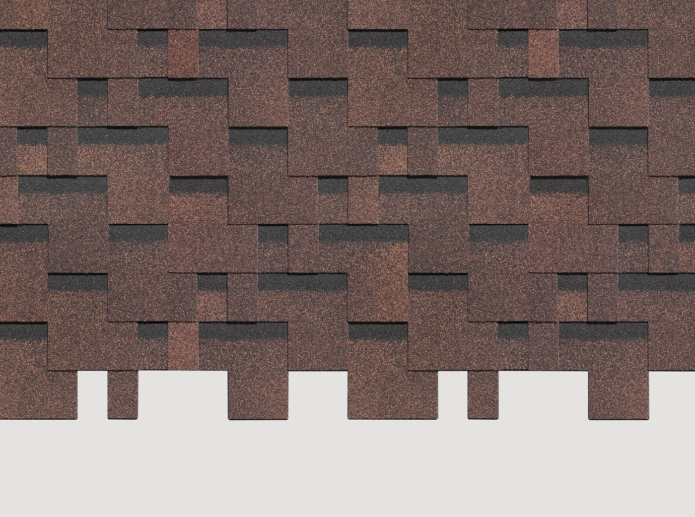 Черепица гибкая Docke Pie Standart Тетрис коричневый