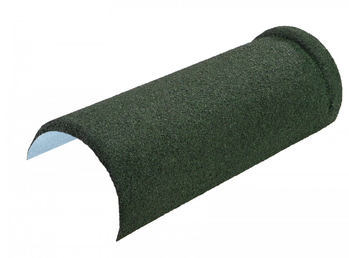 Конек полукруглый для композитной черепицы Luxard абсент (0,395м)