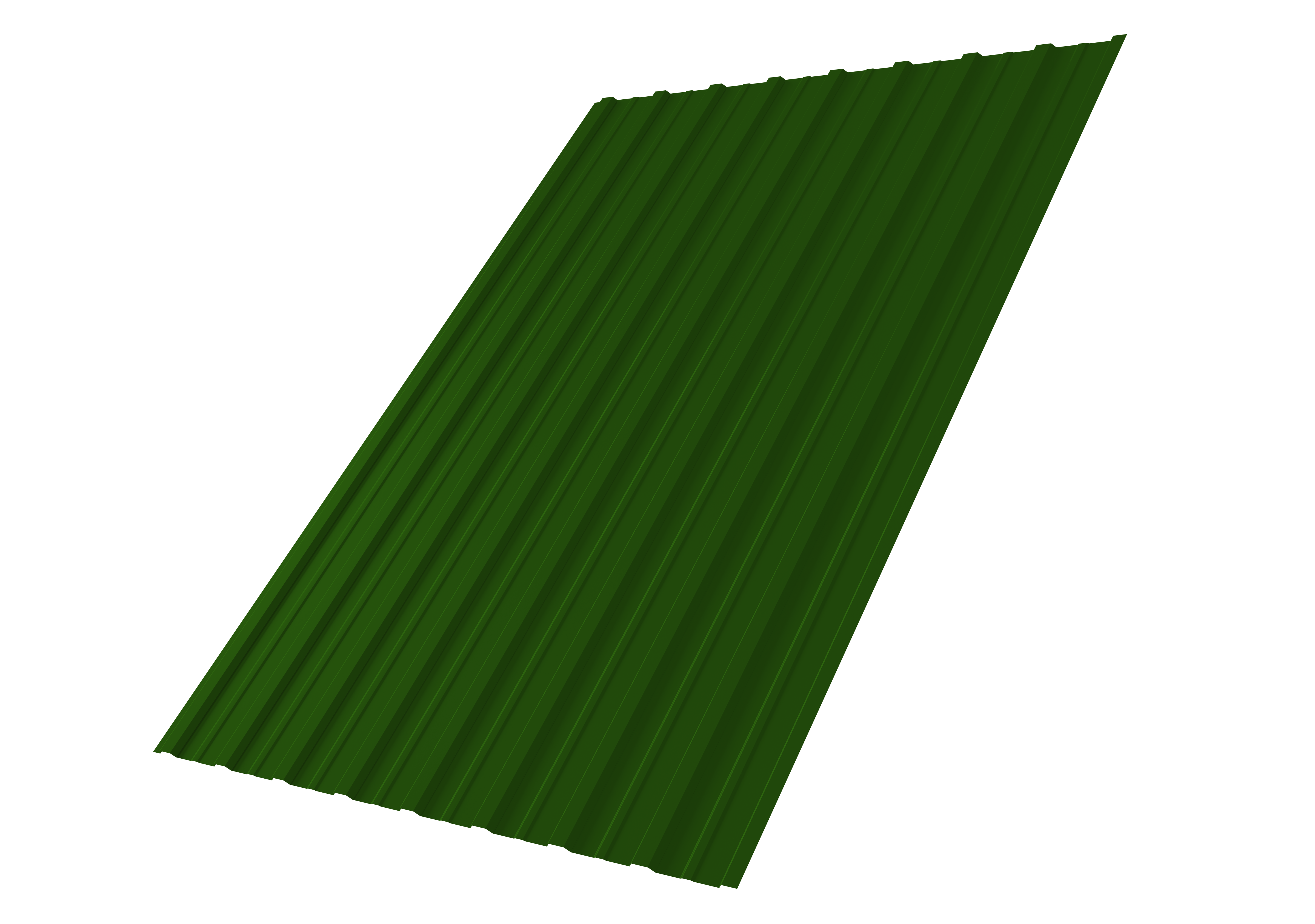 Профнастил С10A Grand Line 0,45 PE RAL 6002 лиственно-зеленый