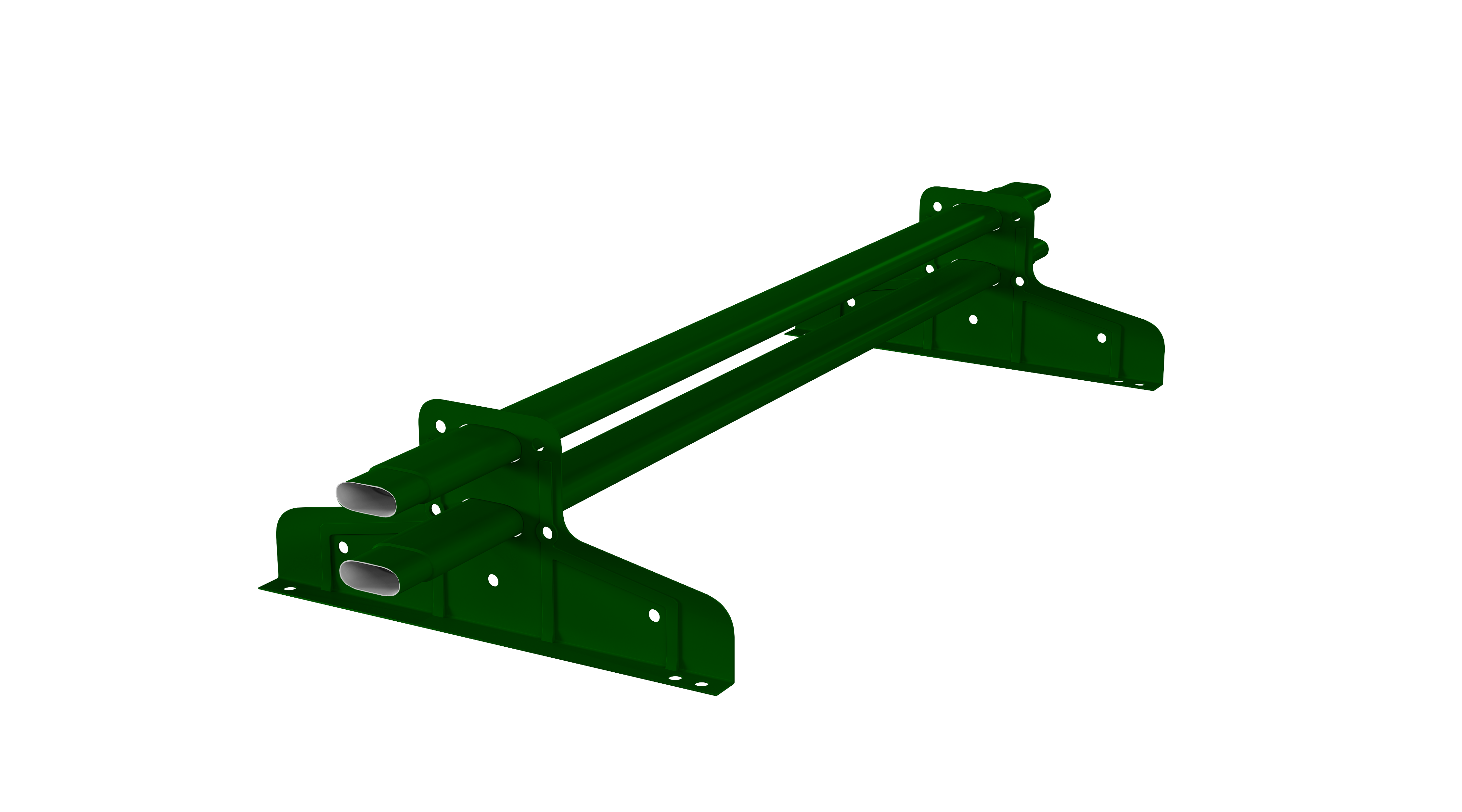 Снегозадержатель Стандарт Т4 d 40х20 RAL 6002 (1м)