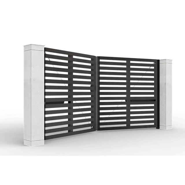 Автоматические распашные ворота Prestige 4 на 2 метра с приводом AM-3000KIT цвета RAL 9005