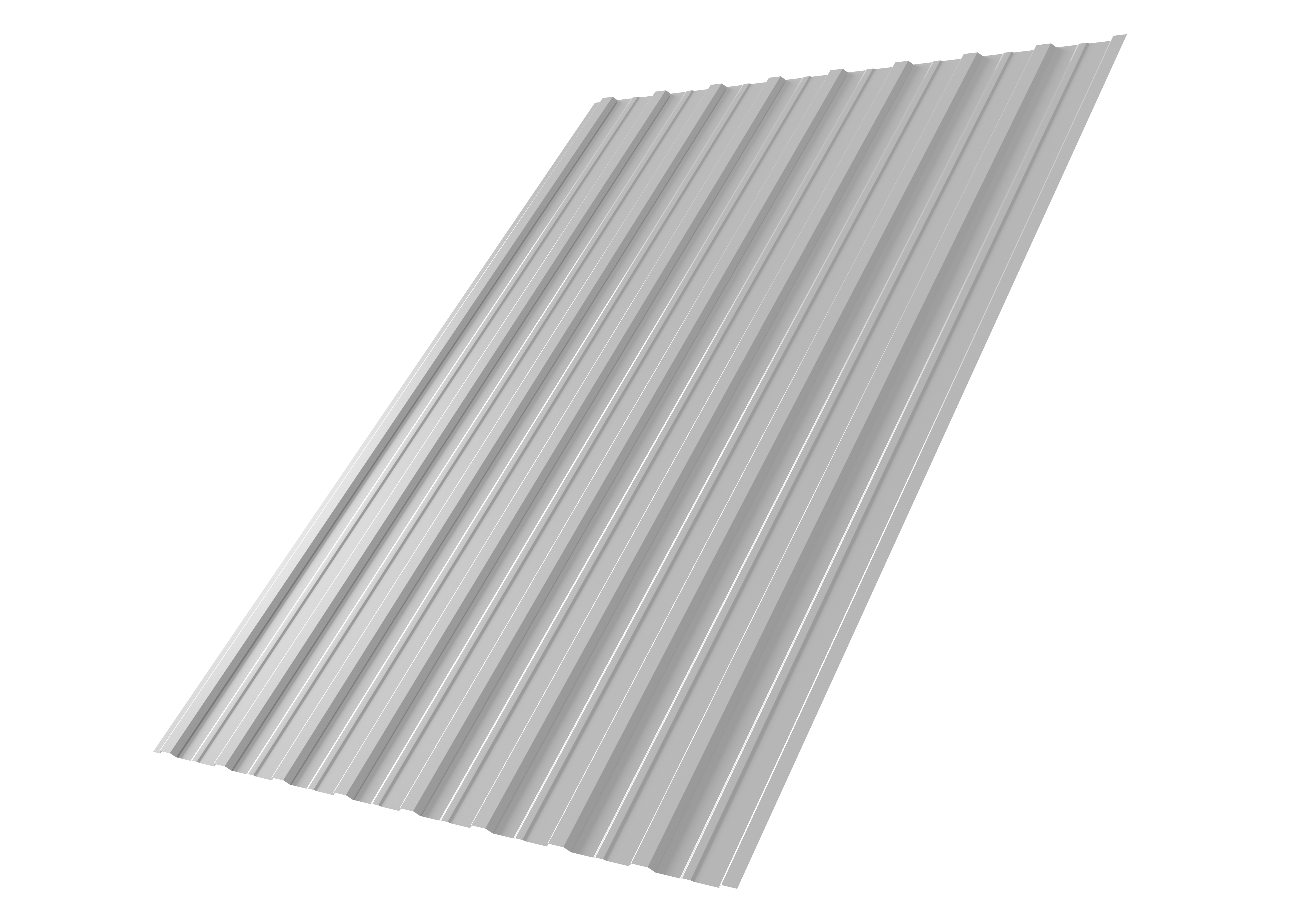 Профнастил С10A Grand Line 0,45 PE-Double RAL 9003 сигнальный белый