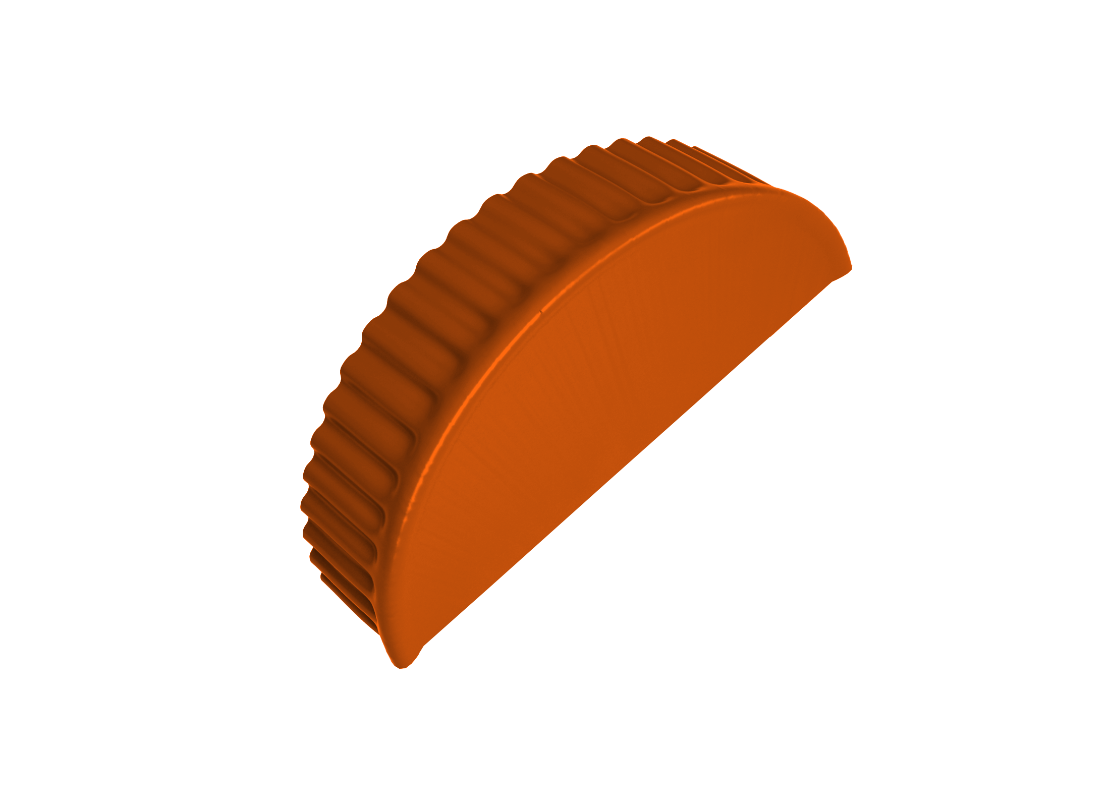 Заглушка малая торцевая 0,45 PE RAL 2004 оранжевый