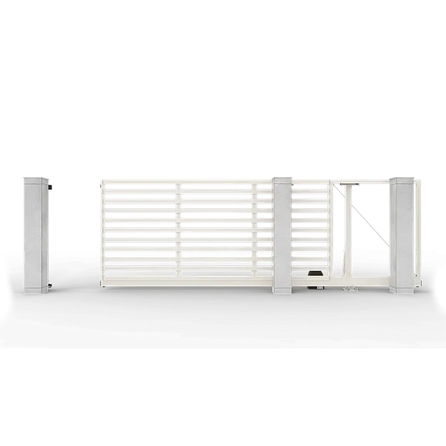 Автоматические откатные ворота Prestige 4 на 2 метра с приводом RTO-500 цвета RAL 1015