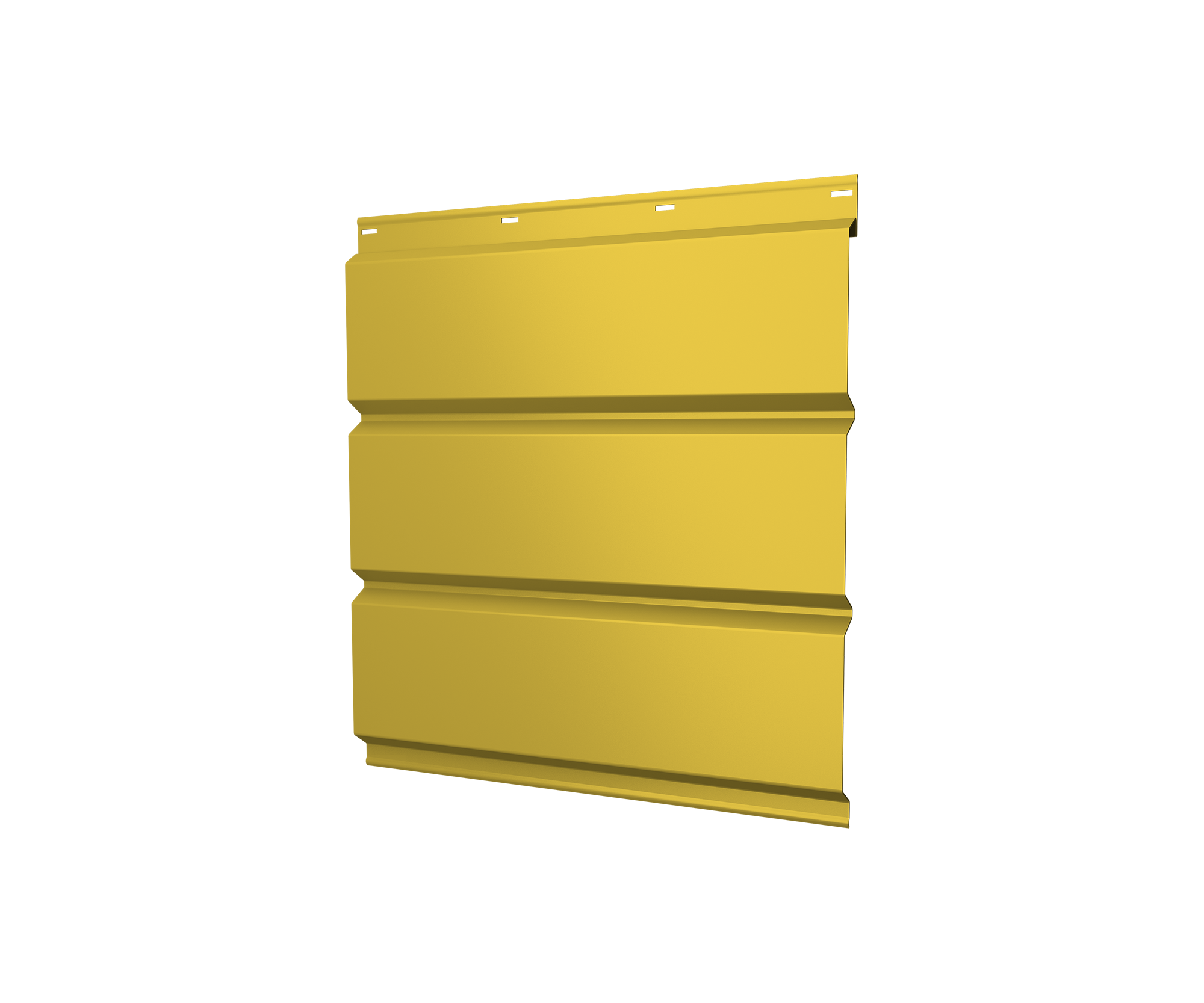 Софит металлический Grand Line без перфорации 0,45 PE с пленкой RAL 1018 цинково-желтый