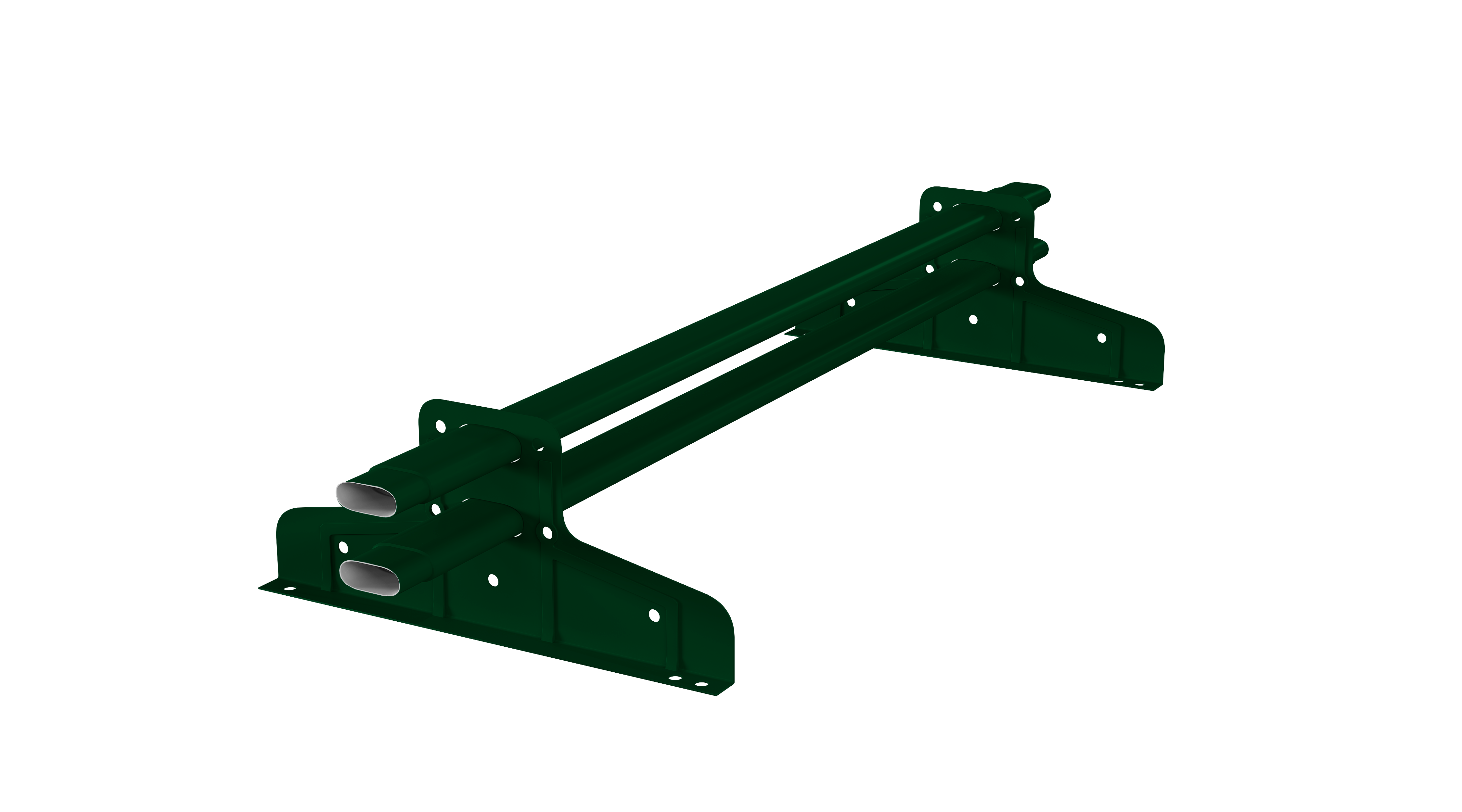 Снегозадержатель Стандарт Т4 d 40х20 RAL 6005 (1м)