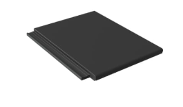 Рядная черепица Braas Тегалит черный